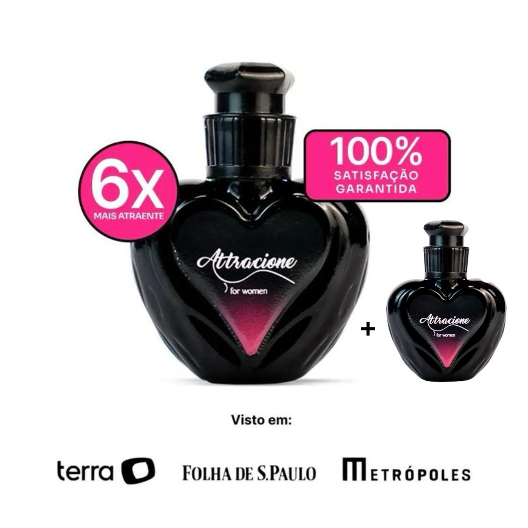 Perfume Attracione Feminino (Compre 1 Ganhe 2)